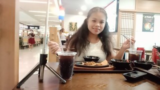 Dinner at Korean food restaurant