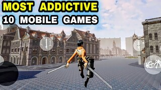 Top 10 MOST ADDICTIVE GAMES for Android iOS with Very Good Gameplay and Lot of Community Game Mobile
