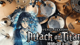 The Rumbling - SiM 【 Shingeki no Kyojin / Attack on Titan Season 4 ตอนที่ 2 OP 7】 『Drum Cover』