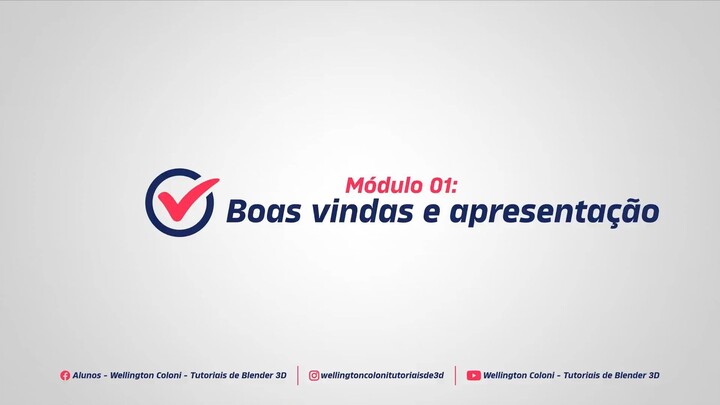 01. Apresentação e boas vindas