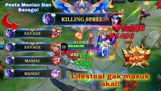 NIH HERO HARUS DI NERF!! 1 VS 5 AJA GAK MATI!! - MLBB