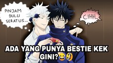 Kelakuan Besteii klean 😂🤣 lewat gambar gojo dan megumi | Jujutsu Kaisen fanart