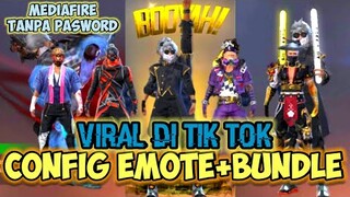 CONFIG EMOTE+BUNDLE YANG LAGI VIRAL DI TIK TOK SETELAH UPDATE PART2 | GARENA FREEFIRE