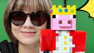 Blok bangunan memulihkan technoblade dewa babi Minecraft, pahlawan tidak pernah berakhir, dia ada di pihak kita