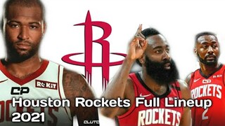 Houston Rockets Full Lineup 2021