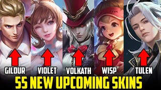 55 UPCOMING NEW SKINS (PART 1) | Arena of Valor | LiênQuânMobile | 傳說對決 | ROV | AOV 3.0