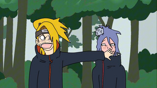 Deidara để lại một mẹo cho Konan...