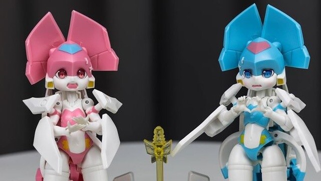 แกะกล่อง Machine Girl ที่สร้างเสร็จแล้วโดย Big Fire Bird: Magic Girl's Transformation Bi-Wing Twins!