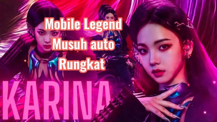 REAL LIFE KARINA MOBILE LEGEND !! Musuh Auto Kocar Kacir 🤣🤣