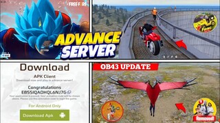 Free Fire OB43 Advance Server Update Confirm 🤩 All New Changes