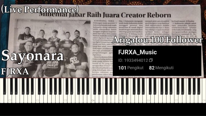 Video Special 100 Follower Di Bstation!, Karya Lagu Original Dengan Judul "Sayonara"