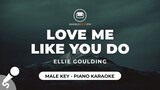 Love Me Like You Do - Ellie Goulding (Male Key - Piano Karaoke)