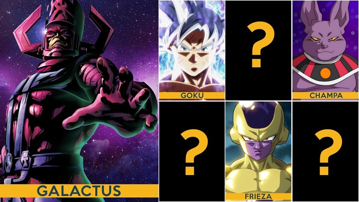 6 Dragon Ball Characters That Can Rival / Defeat Galactus Marvel