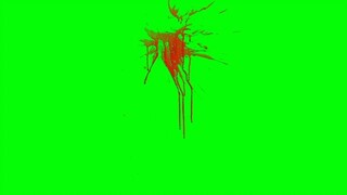 喷血特效绿幕素材分享