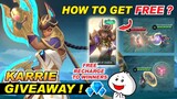 S23 First Purchase KARRIE NEW SKIN Effect ELITE (Wheel Of Justice) GIVEAWAY ! FREE RECHARGE DIAMOND