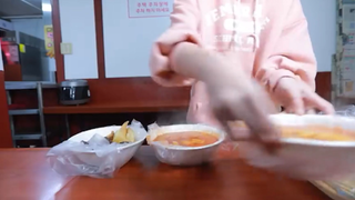 Mukbang tobokki và dồi hàn quốc 1 #food