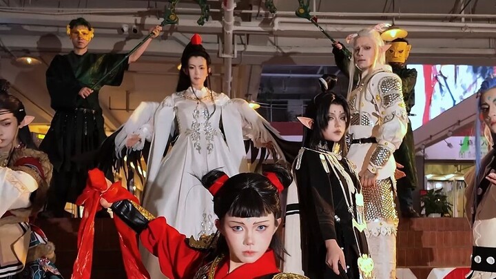 When Nezha meets intangible cultural heritage ethnic costumes