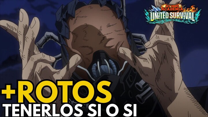 LOS PERSONAJES MÁS ROTOS DE MHA: UNITED SURVIVAL 💀