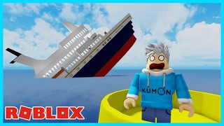 NGERI! Aku Naik Kapal Pesiar Yang Mau Tenggelam! - Roblox Indonesia