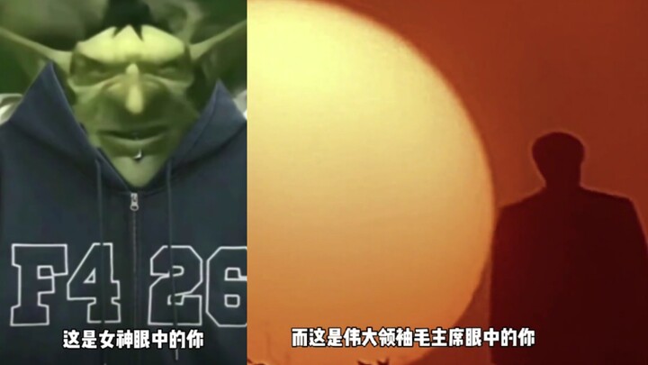 🔥“这是女神眼中的你VS这是毛主席眼中的你”🔥