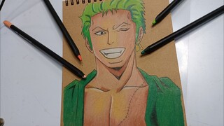 Kita Gambar Roronoa Zoro