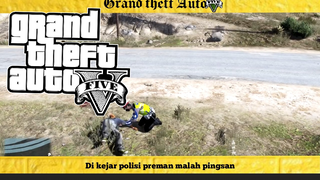 Dikejar polisi preman malah pingsan