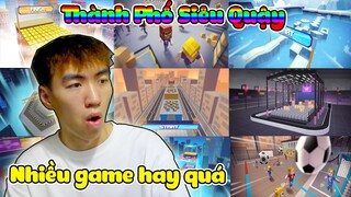(Blockman GO) VanhMC Chơi Thành Phố Siêu Quậy Với Bản Cập Nhật Mới Siêu Nhiều Minigame