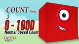 0 (Zero) - 1000 (One Thousand) - Learn to Count v.2 - Normal Speed Count -Educational and Fun