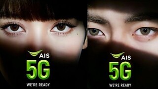 ليزا × بامبام، نجمَيْ الترند الأبرز في تايلاند، يتعاونان معًا لدعم علامة 5G (AIS) التجارية.