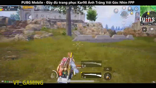 PUBG Mobile - Đầy đủ trang phục Kar98 Ánh Trăng Với Góc Nhìn FPP p2
