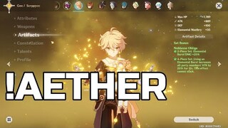 !Aether Main Character GEO Support/Burst Build