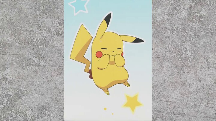 [Planting Guide] Wolf Bowang Pokémon Leisure Time Series Ornaments Pikachu Model