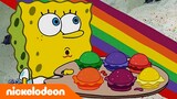 SpongeBob Squarepants | SpongeBob Membuat Krabby Patty Pelangi!! | | Nickelodeon Bahasa
