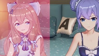 小女友嘉然和臭直男向晚