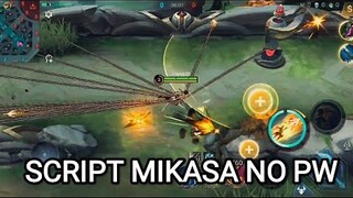 Script Skin Fanny Mikasa | NO PASSWORD REAL SCRIPT FANNY 2024