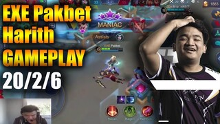 EXE PAKBET GODLIKE MODE HARITH GAMEPLAY | Mobile Legends