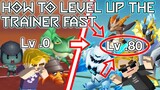 HOW TO LEVEL THE TRAINER FAST IN TRAINERS ARENA || BLOCKMAN GO || #BMGO