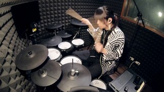 [Kimetsu no Yaiba OP versi lengkap]LiSA - Red Lotus [Drum cover]