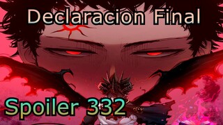 La Ultima Propuesta de ASTA | Black Clover 332 Spoiler