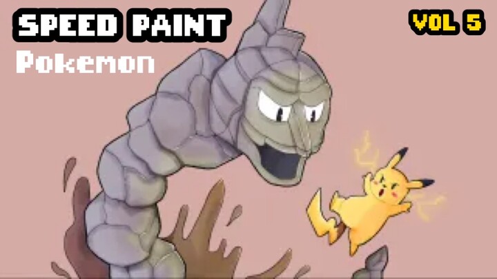 [SPEED PAINT] Kenapa Onix Bisa Kalah dari Pikachu?