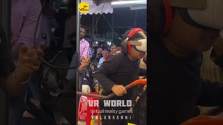 Funny virtual reality reaction 😀😀 | Vr world Velankanni | #vrgaming #vrworld #short #shorts
