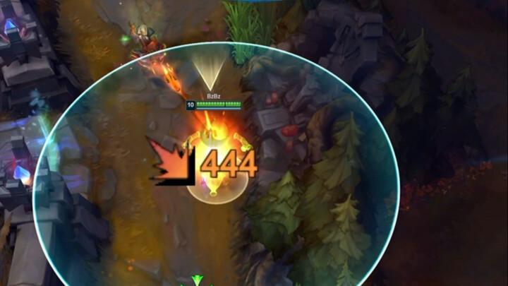 Dodge the auto-attacks with your positioning, 300 gold for a feed.