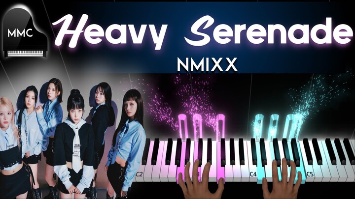 Heavy Serenade by NMIXX piano cover/tutorial + sheet music + lyrics