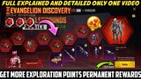 BGMI 🔥 EVANGELION DISCOVERY EVENT EXPLAINED GET MORE EXPLORATION POINTS AND UNLOCK REWARDS FASTLY