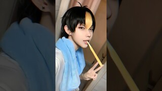 Nishinoya yuu cosplay🥀|jedag jedug anime haikyuu|DJ Daddy home funkot #jedagjedug #haikyuu #cosplay