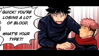 Megumi kills Itadori | Jujutsu Kaisen comic dub