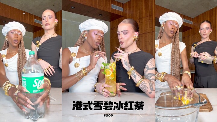 Hong Kong–style Sprite and iced black tea have really taken off 🔥