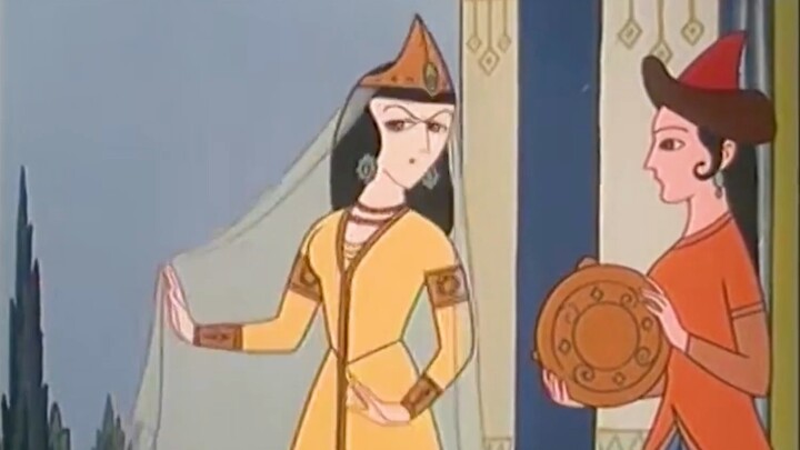 A Chinese animated film from 1981: the princess kills one suitor every single day.