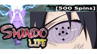 SENGOKU (SASUKE RINNEGAN) AND FULL INDRA ULTIMATE SUSANOO UPDATE SHINDO LIFE ROBLOX!