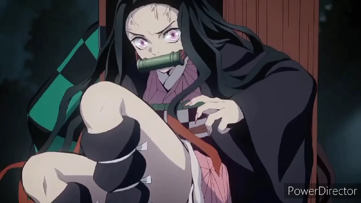 Nezuko badas moment